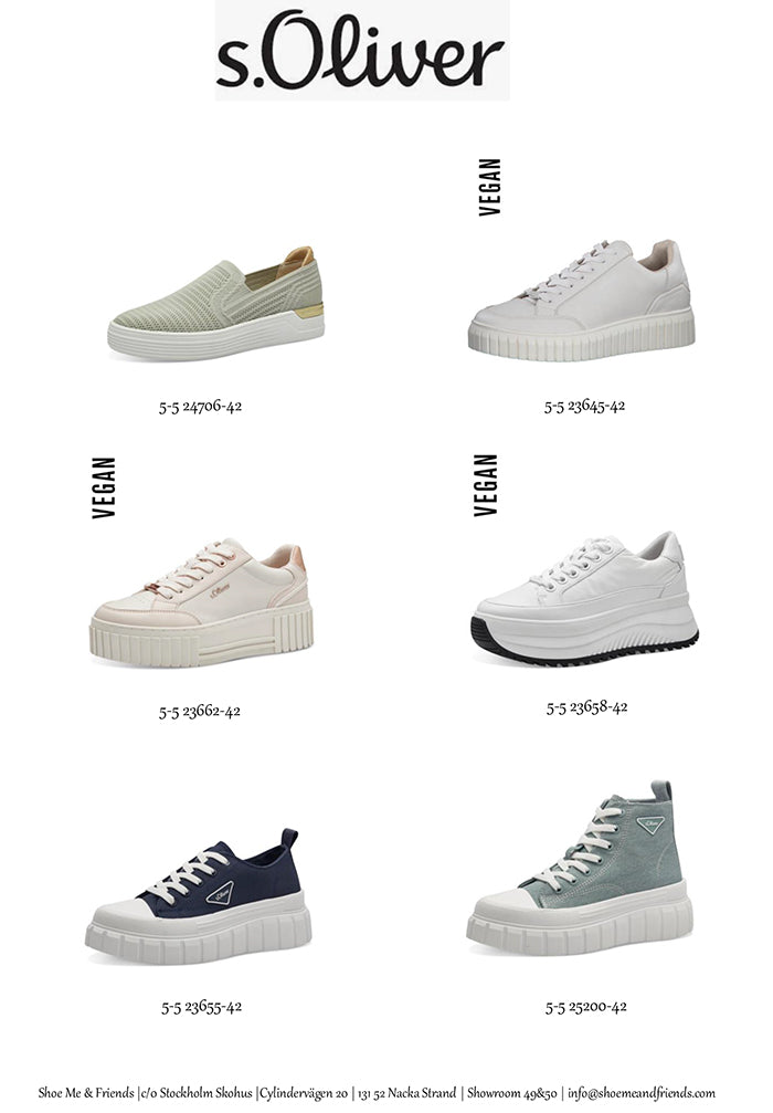 s.Oliver SS2024 sneakers preview